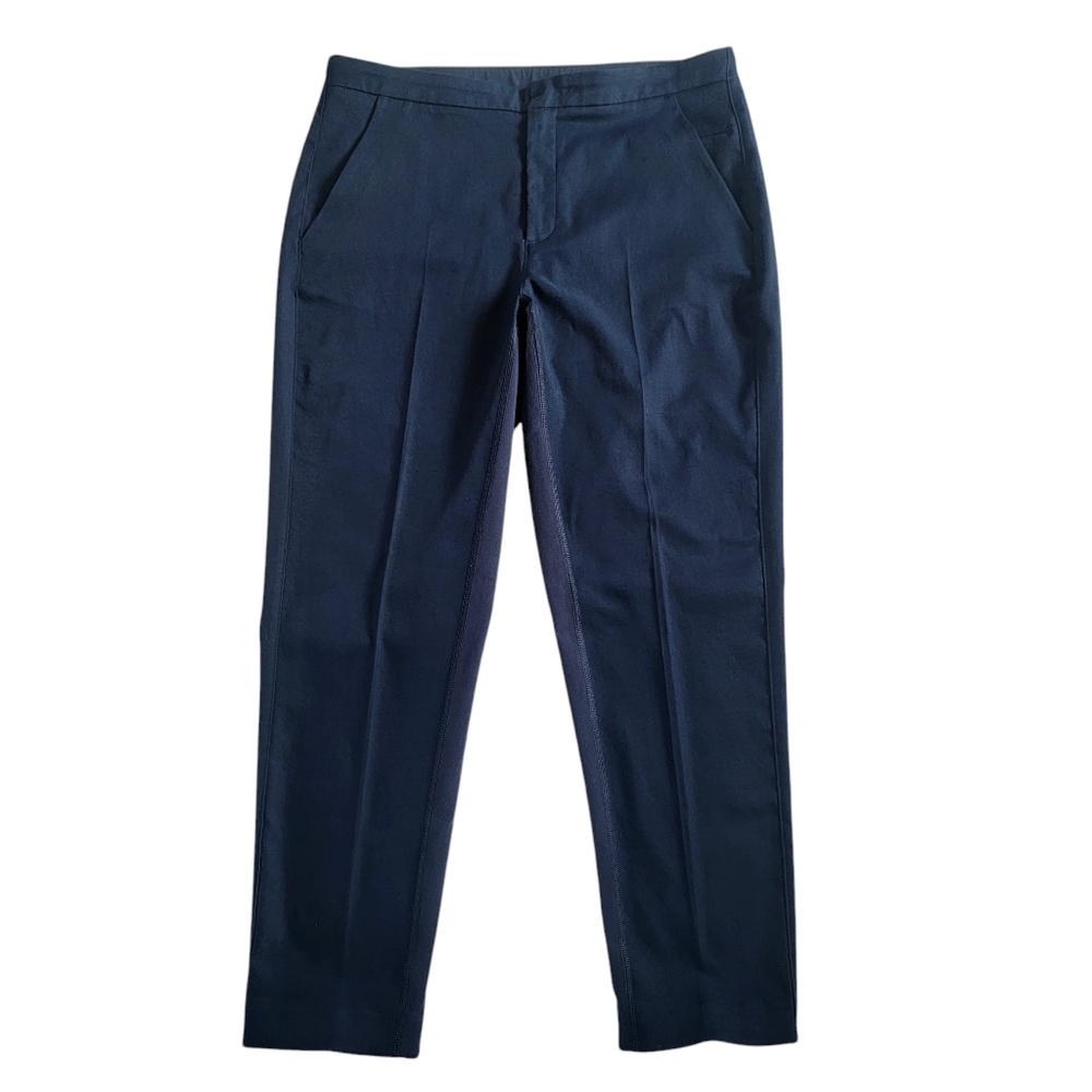 Lululemon Mid Rise Tapered Classic Business Casual Chino Pants Trousers Navy US8